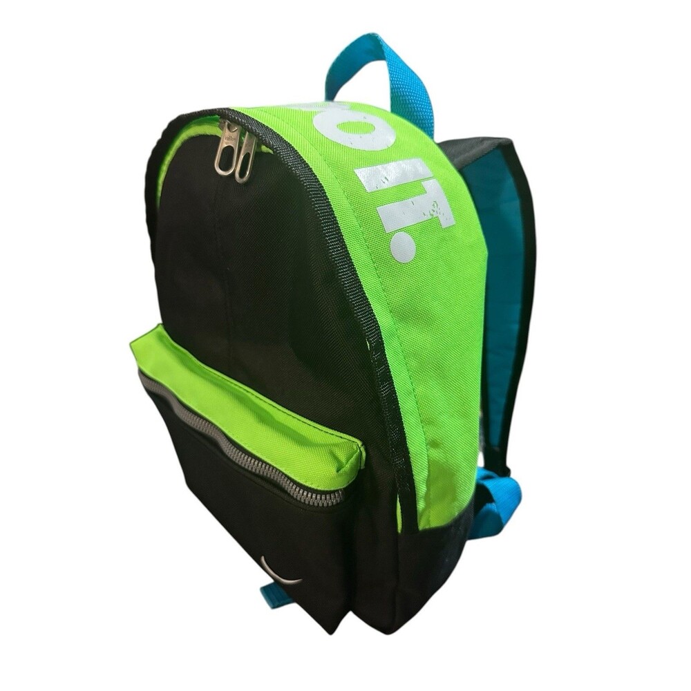 NIKE JUST DO IT GREEN, BLUE, BLACK SMALL KIDS BACKPACK BOOKBAG